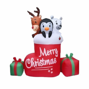 Nav inflable Bota Navideña