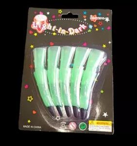 Dedos Artificiales Neón Para Disfraz 