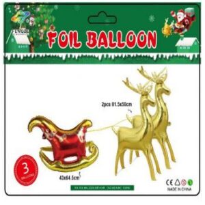 Nav Set De Globos Trineo