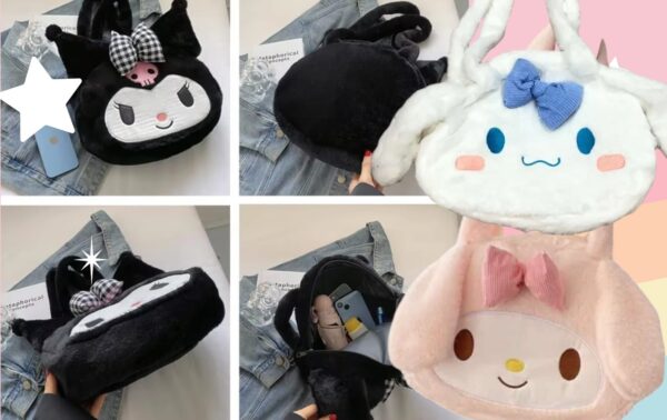 Bolso De Peluche Personajes Kuromi 