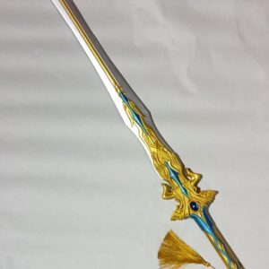 Espada Dorada Con Diseño Para Disfraz