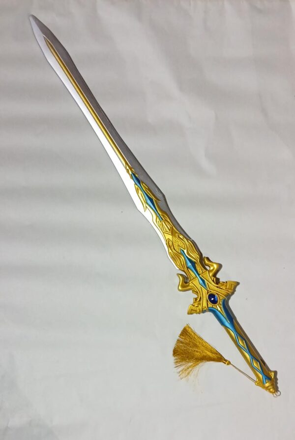 Espada Dorada Con Diseño Para Disfraz