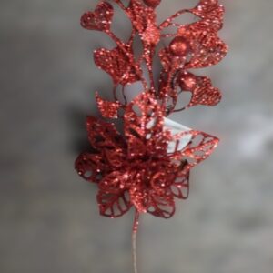 Nav Rama Escarchada Con Flor