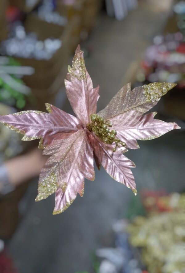 Nav Flor Con Escarcha Rosada