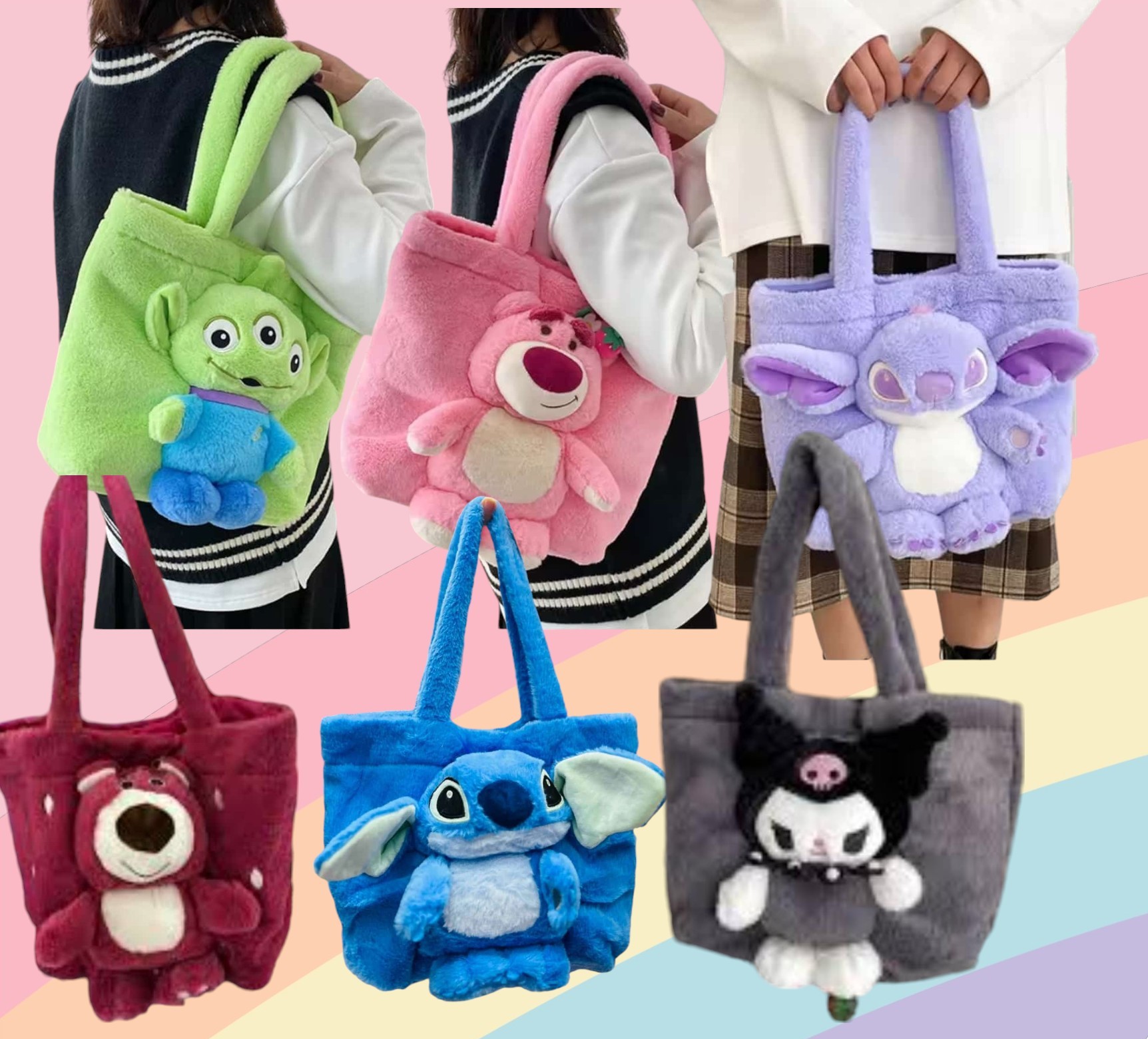 Bolsos de muñecos online