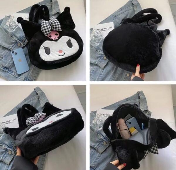 Bolso De Peluche Personajes Kuromi  - Imagen 2