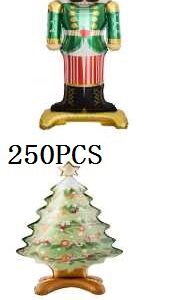 Nav Globo Figura Arbol Santa Muneco Nieve/Arbol/Santa Con Saco