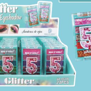 Sombra De Ojos 5 Colores Con Escarcha IMAN OF NOBLE
