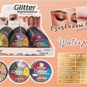 Sombra De Ojos 6 Colores Con Escarcha IMAN OF NOBLE