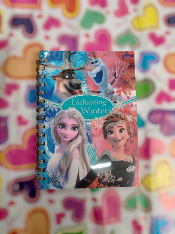 Libreta Pequeña Frozen Con Pasta Dura  - Imagen 4