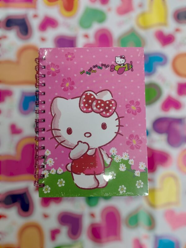 Libreta Pequeña Hello Kitty Con Pasta Dura 