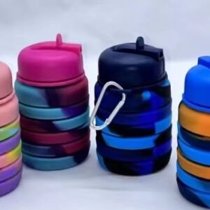 Botella De Agua Retráctil Multicolor 