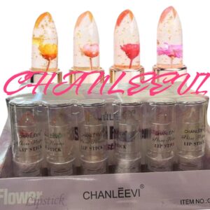 Brillo Labial Transparente Con Flor