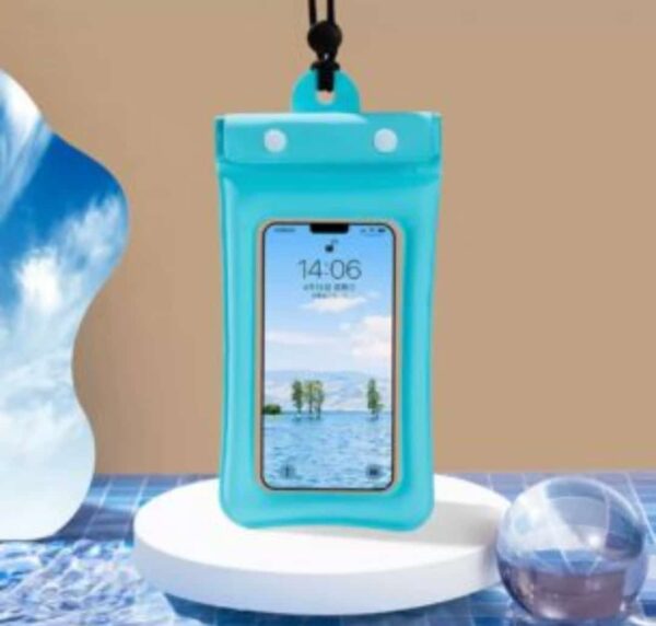 Funda Impermeable Para Celular Unicolor - Imagen 4