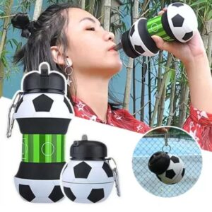 Botella De Agua Retráctil Fútbol