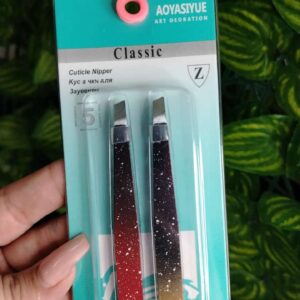 Pinzas Duo Para Cejas En Blister
