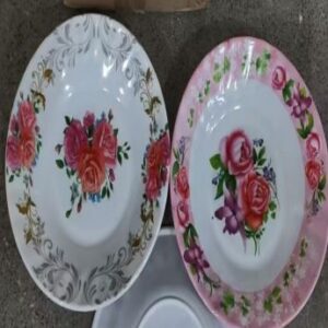 Plato De Melamina Flores