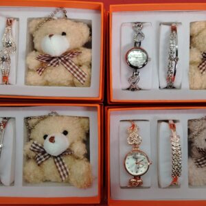 Reloj De Mujer Con Pulsera Y Llavero