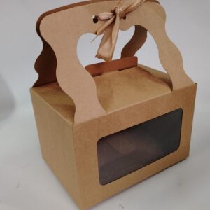 Caja De Cartón Con Ventana Para Arreglo