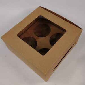 Caja De Cartón Con Ventana Para Arreglo