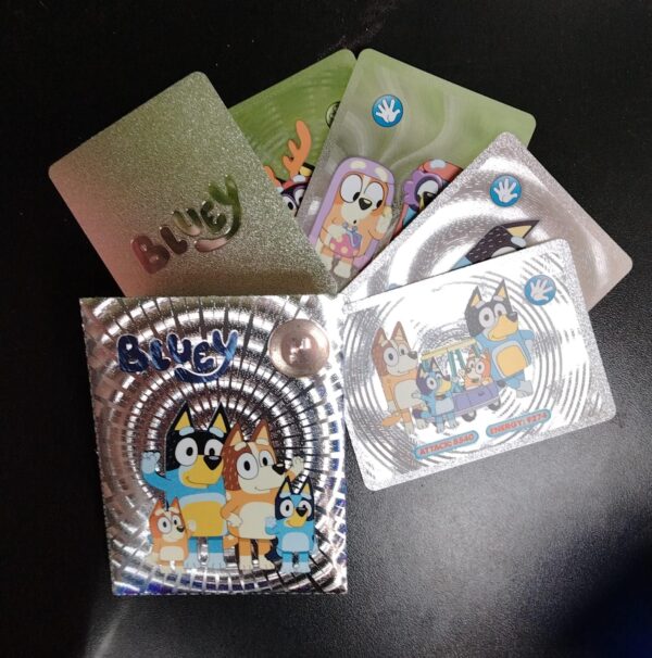 Sobre Tarjetas Plateadas Coleccionables BLUEY