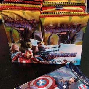 Caja Con Sobres De Tarjetas Coleccionables VENGADORES