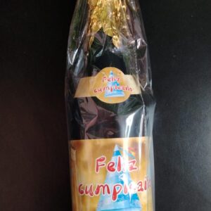 Serpentina Estilo Botella Feliz Cumpleaños