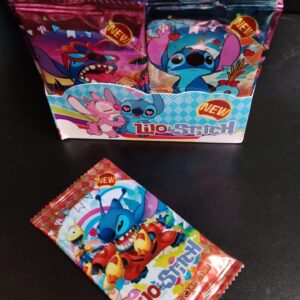 Caja Con Sobres De Tarjetas Coleccionables STITCH