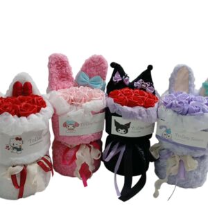 Ramo De Rosas Envuelto Personajes