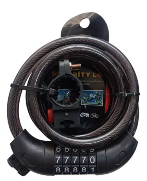 Candado Para Bicicleta Con Combinación