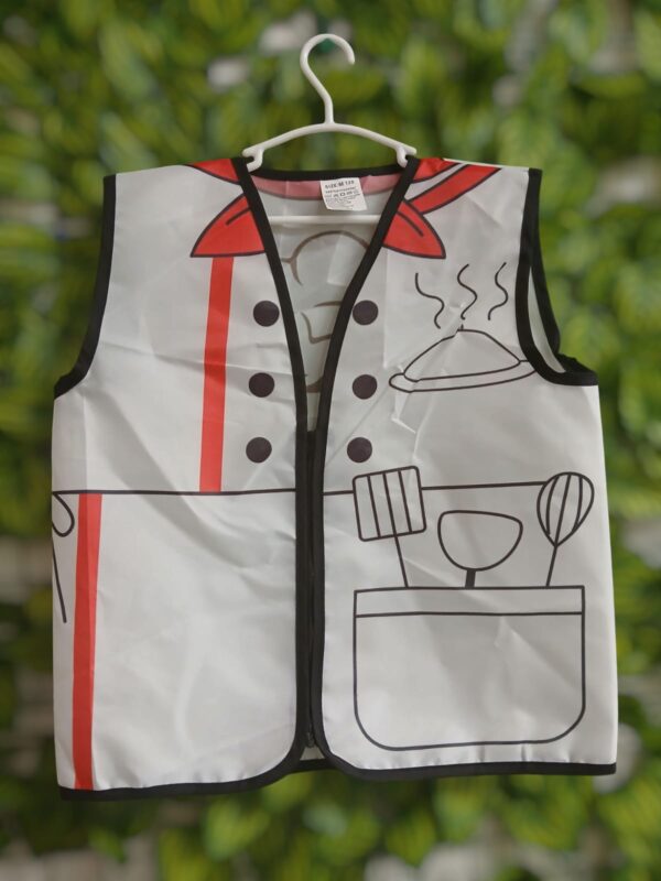 Chaleco Profesiones Surtidas Con Dibujo De Accesorios - Imagen 3