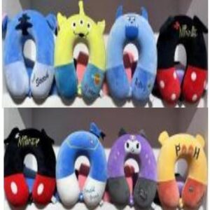 Almohada Para Cuello Con Personajes De Dos Tonos