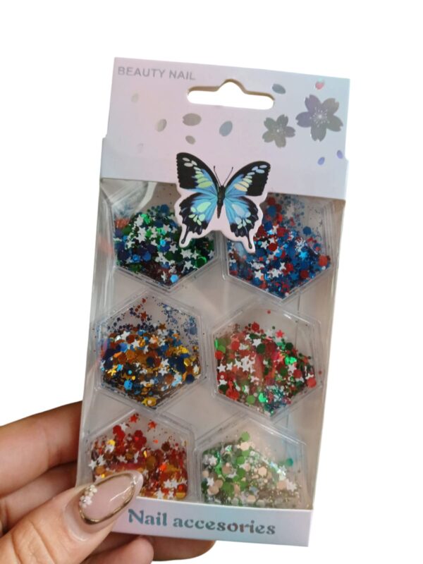 Decoración Para Uñas Diamantina En Caja - Imagen 2