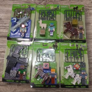 Imanes Con Figuras De Minecraft