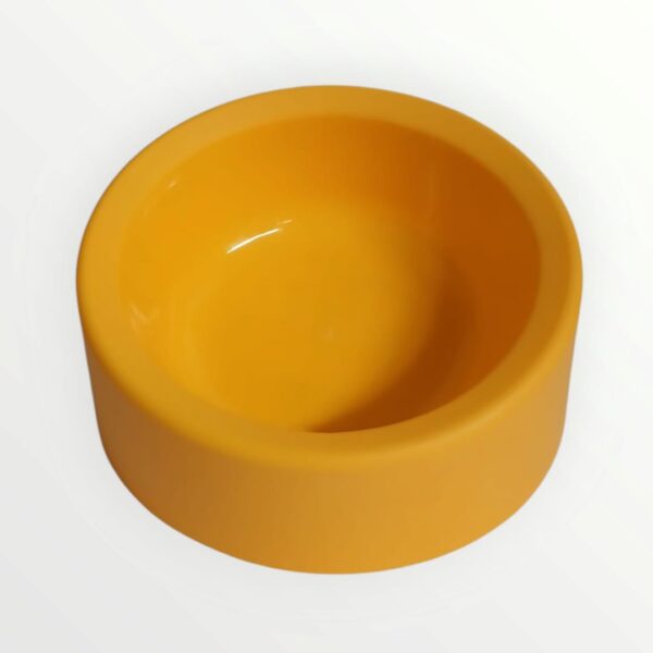Taza Para Mascota Unicolor Redonda - Imagen 2