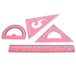 Set De Geometría Color Pastel 30cm